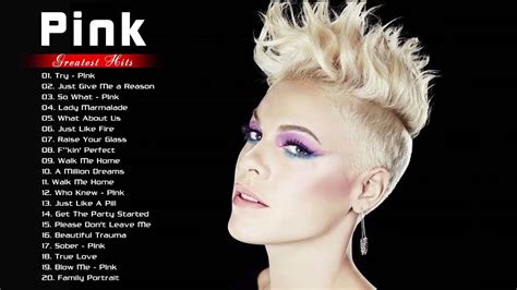 famous pink songs|pink greatest hits songs.